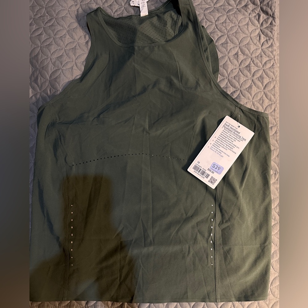 Lululemon Athletica Olive Racerback Tank